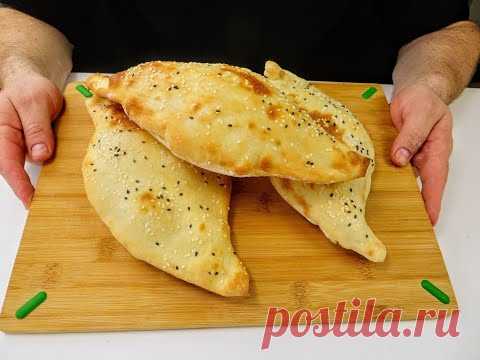 Никакой жарки! Такое приготовление лепешек вы точно не видели / Лепешки-кармашки