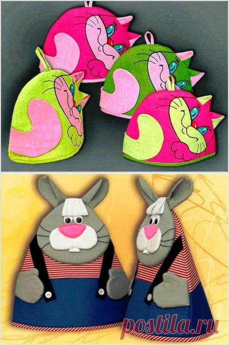 Грелки на чайники, салфетки, прихватки и фартуки для кухни. МНОГО!