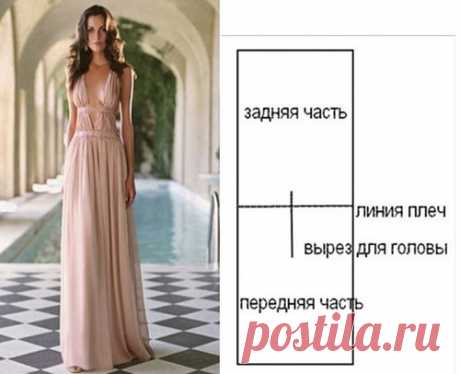 Блузки и платья из одного полотна! Простые выкройки » Женский Мир