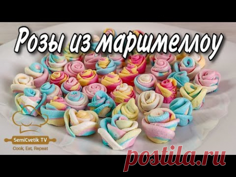 Декор для пасхальных куличей розы из маршмеллоу быстро просто а как красиво