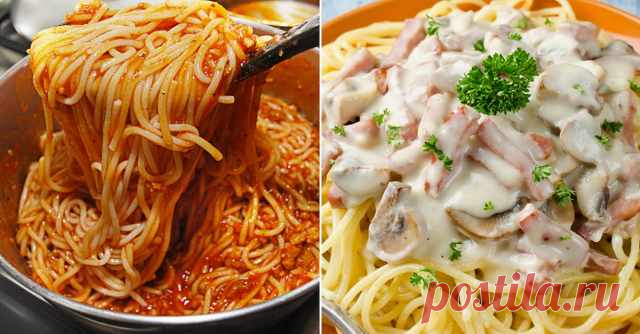 5 рецептов вкусной итальянской пасты: как в ресторане! — Домашняя кулинария