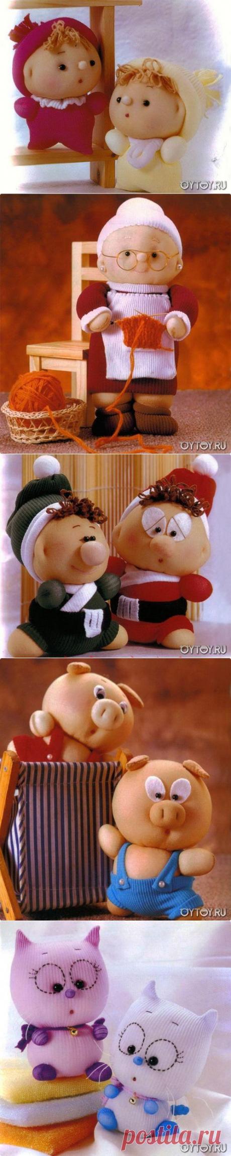 Милые куколки из капроновых носков! Мастер-класс!