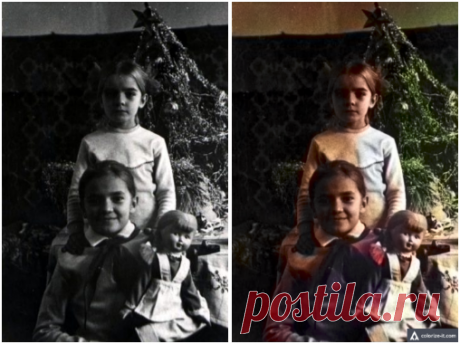 Как раскрасить старую черно-белую фотографию за несколько секунд