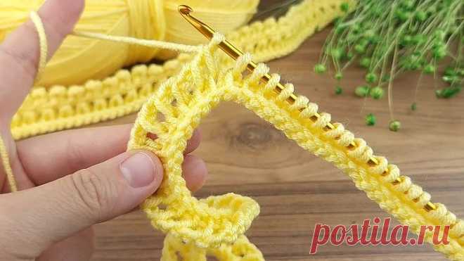 Махровая хризантема крючком от турецкой рукодельницы.🧶❤️
