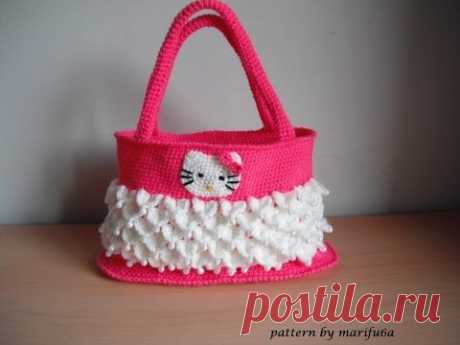 how to crochet hello kitty bag by marifu6a free pattern tutorial