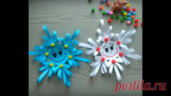 «Снежинка-веселинка»

Для снежинки понадобится:
Бумага, клей, глазки, маркер. Приготовить два круга- белого цвета, полоски 6мм-
Длина=9см=6 штук,
Показать полностью…