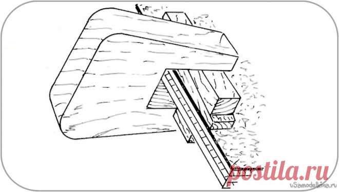 Простая клиновая струбцина своими руками Здравствуйте, уважаемые читатели и самоделкины!При приклеивании ламината или шпона на поверхности заготовок, лист часто тянется вдоль краев и нуждается в фиксации.Конечно, можно зафиксировать его с помощью обычных F-образных струбцин, но далеко не в каждой мастерской найдется достаточное