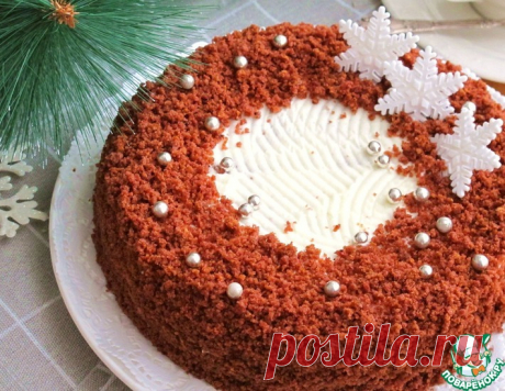 Шоколадный торт со сливочным кремом – кулинарный рецепт