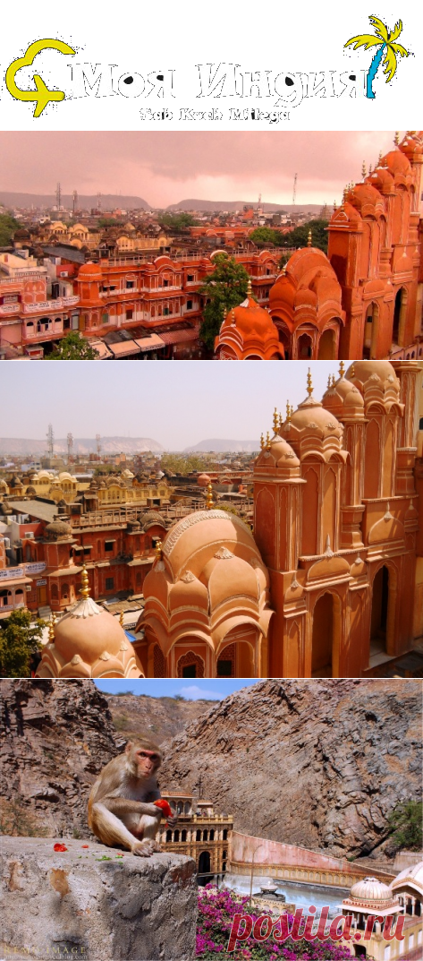 #Джайпур – сказочный розовый город
Джайпур – неповторимый и романтичный, является одним из самых привлекательных для туристов городов Индии наряду со столицей Дели и Агрой со знаменитым Тадж Махалом.