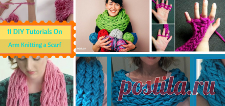 11 DIY Ways: How to Arm Knit an Infinity Scarf in Just 30 Minutes