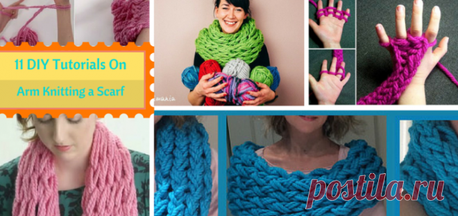 11 DIY Ways: How to Arm Knit an Infinity Scarf in Just 30 Minutes