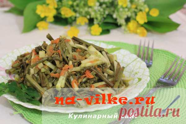 Салат из папоротника - рецепт с фото Вкусные и нежные молодые побеги папоротника являются деликатесом. Помимо того, что папоротник (как его листья, так и корневища) применяют в нетрадиционной медицине, из него любят готовить разнообразные блюда.