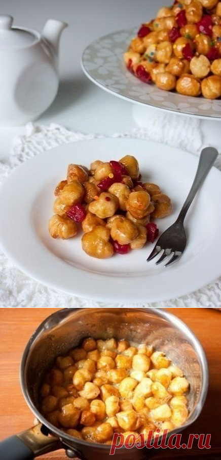 Как приготовить струффоли - рецепт, ингридиенты и фотографии