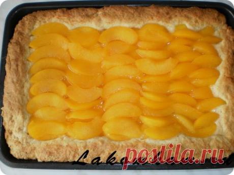 Персиковый пирог / Рецепты с фото. Простые домашние рецепты на каждый день.