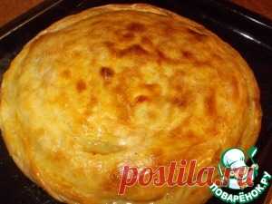 Пирог с картофелем и мясом 
