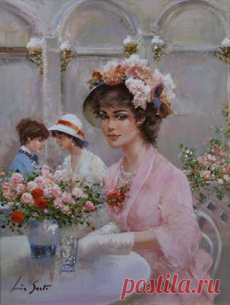 Романтический реализм. Lucia Sarto. Люсия Сарто, современная итальянская художница, родилась в 1950 году, в провинции Удине. Когда ей едва исполнилось одиннадцать, она была удостоена первой премии на региональном конкурсе в местной школе живописи города Триест.