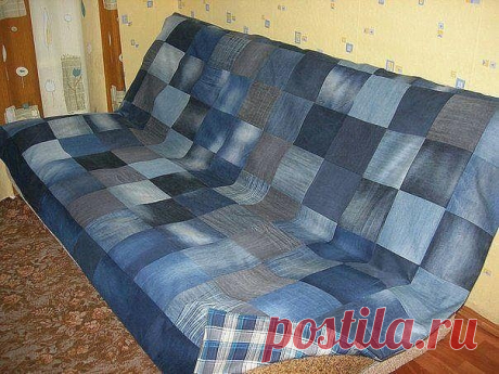 Что можно сделать из старых джинсов.