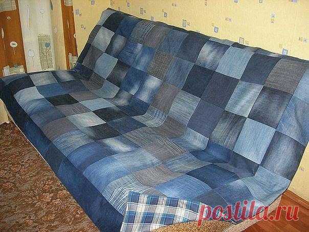 Что можно сделать из старых джинсов.