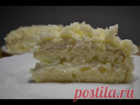 ИТАЛЬЯНСКИЙ ТОРТ "МИМОЗА" | Ананасовый торт на 8 марта | Torta Mimosa | Italian Mimosa Cake Recipe