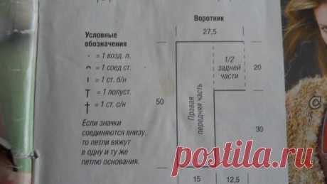 Безрукавка с квадратными мотивами - запись пользователя Nadejda (Надежда) в сообществе Вязание крючком в категории Женская одежда крючком. Схемы и описание
