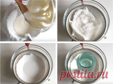 Нежный сливочный сыр из сметаны и йогурта