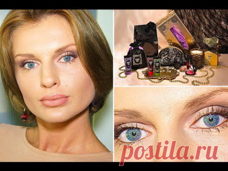 Макияж Вечерний - пастель.Техника Миндалевидные глаза (KatyaWORLD)