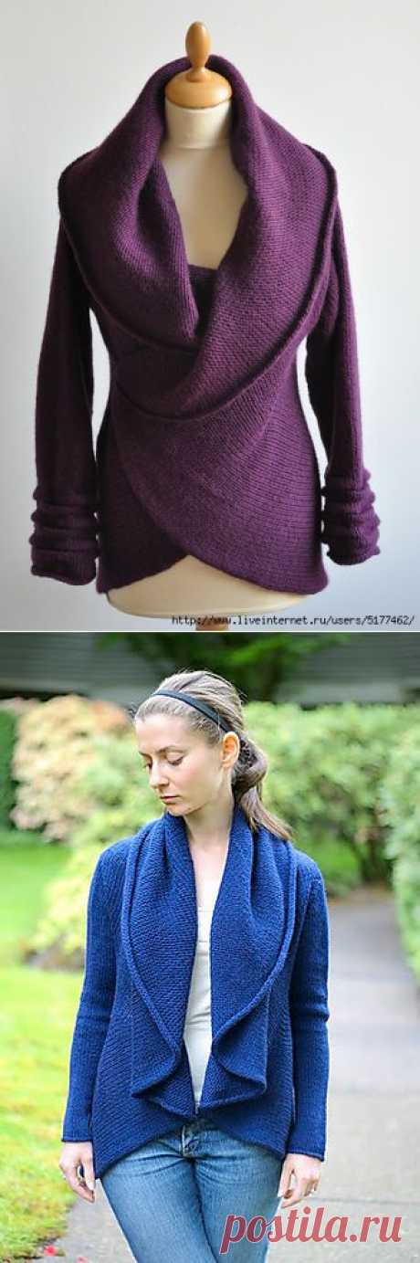 жакет спицами