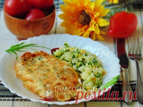 Отбивные из куриной грудки с сыром — рецепт с фото Отличный рецепт отбивных из филе куриной грудки на сковороде в сырном кляре.