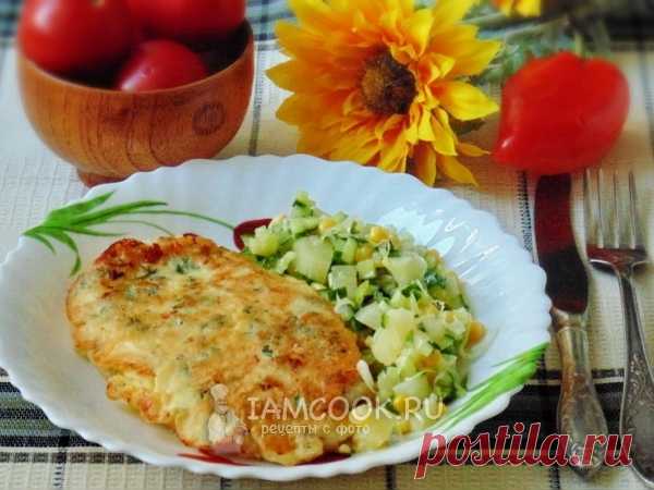 Отбивные из куриной грудки с сыром — рецепт с фото Отличный рецепт отбивных из филе куриной грудки на сковороде в сырном кляре.