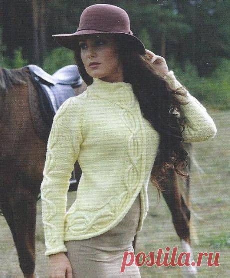 ВСЕ СВЯЗАНО. ROSOMAHA.: Красивый жакет лимонного цвета.