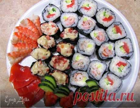 Японская кухня: Сашими, Гунканмаки, Маки (повтор), пошаговый рецепт на 1778 ккал, фото, ингредиенты - leo1970