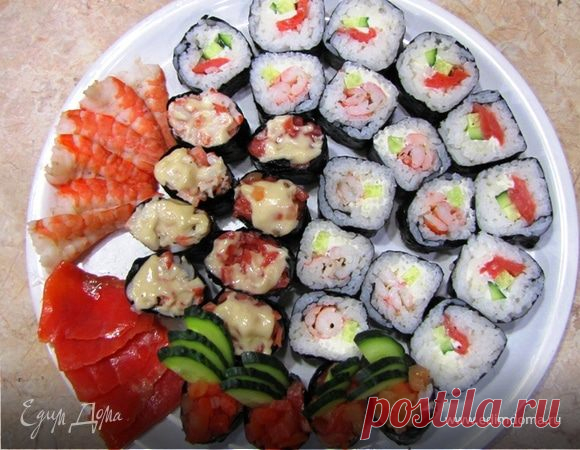 Японская кухня: Сашими, Гунканмаки, Маки (повтор), пошаговый рецепт на 1778 ккал, фото, ингредиенты - leo1970