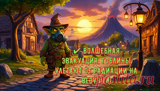✔ Волшебная эвакуация: Гоблины улетают от радиации на Везувии!