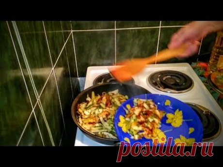 Жареная картошка на сковороде Рецепт блюда из картофеля как приготовить на ужин быстро вкусно - YouTube