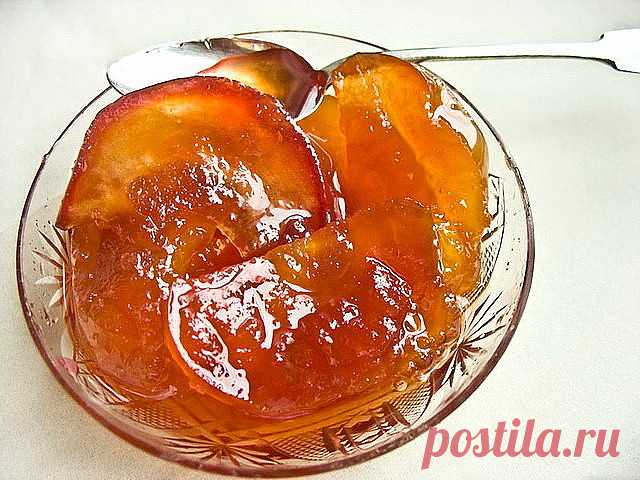Яблочное варенье, прозрачное и душистое