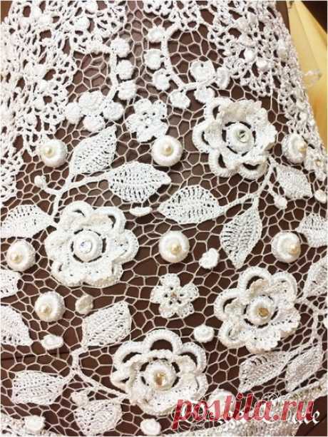 Купить Свадебный купальник от Olga Lace - свадебный купальник, Вязаный купальник, свадьба, кружево