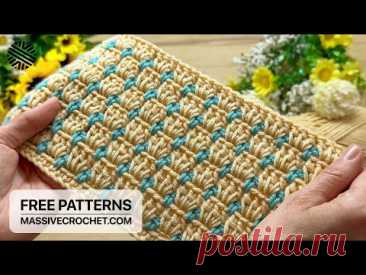 NEW Technique! 👌 Very Easy & Lovely Crochet Pattern for Beginners