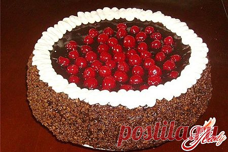 Торт пьяная вишня в шоколаде