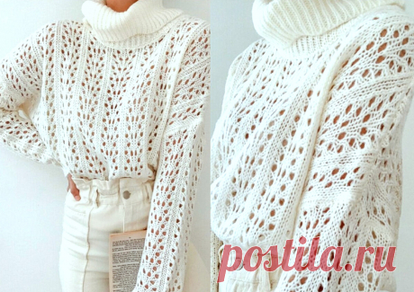 3 нарядные модели в белом цвете: пуловер, свитер и топ спицами | Paradosik_Handmade | Яндекс Дзен