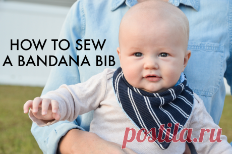DIY : How to Sew a Bandana Bib - Project Nursery