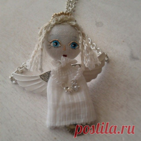 Маленький ангел #etsy #miopupazzo #angel #necklace