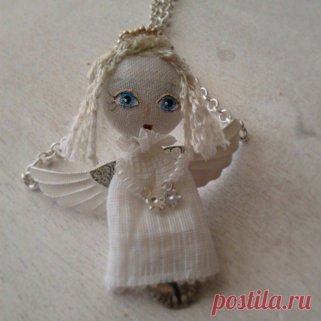 Маленький ангел #etsy #miopupazzo #angel #necklace