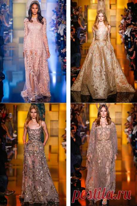 Elie Saab осень 2015 Couture: шикарность просто зашкаливает