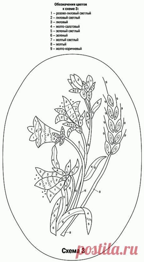 Салфетки, вышитые гладью . Много