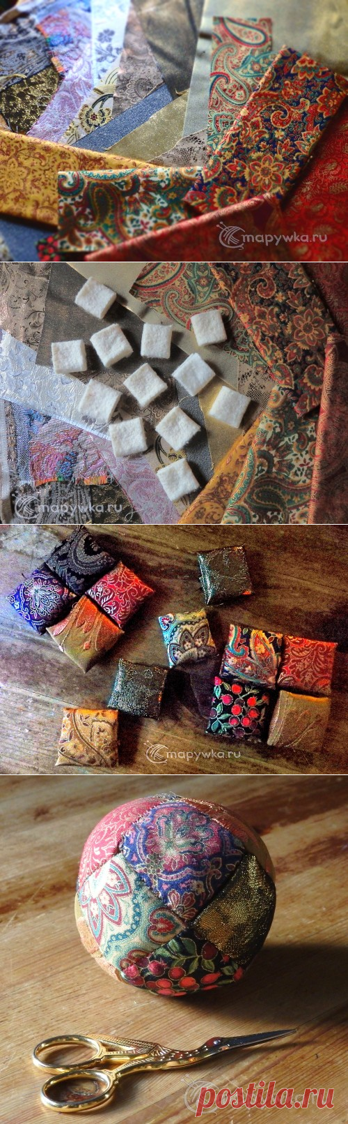 Хотьковский мячик (из квадратов) | HANDMADE-МУЗЕЙ • Ручная работа, мастер-классы, идеи