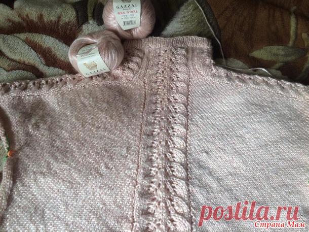 Туника пудровая из рок-н-ролл - Вязание - Страна Мам