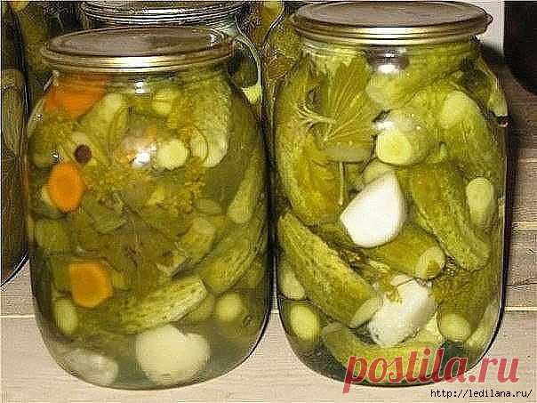 Огурчики вкуснейшие с лимонной кислотой