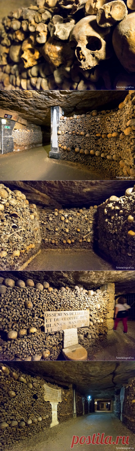 ФотоТелеграф » Катакомбы Парижа: история и современность