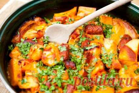 Жаркое из рубленого мяса в мультиварке