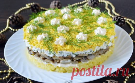 Салат «Грибы под шубой» – очень нежный и вкусный